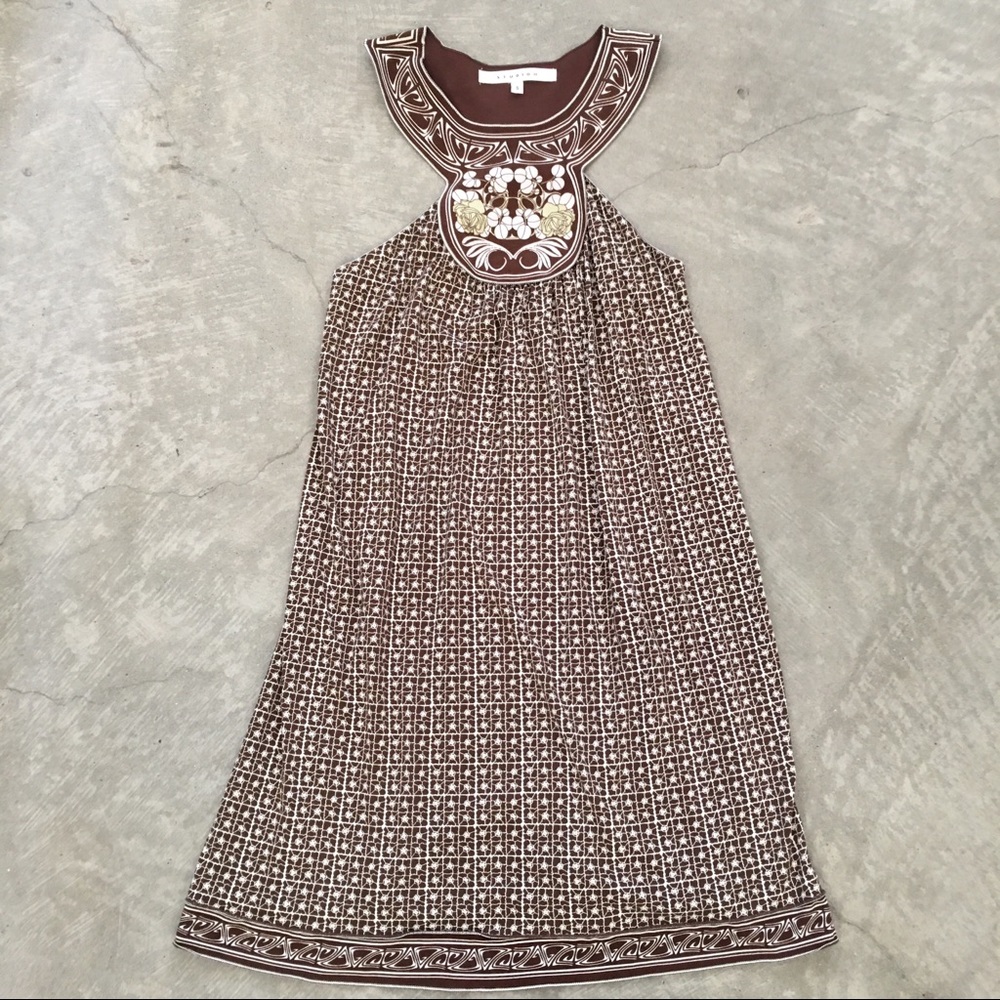 Studio M cut-out sleeve dress